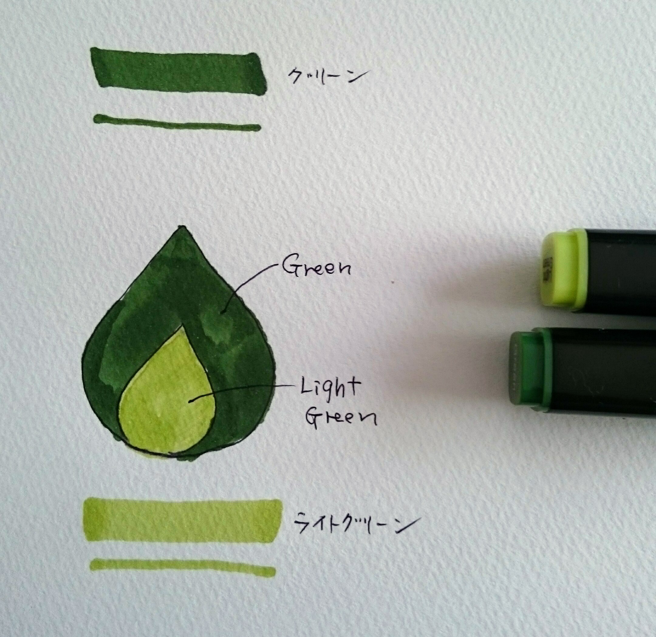 緑系インク